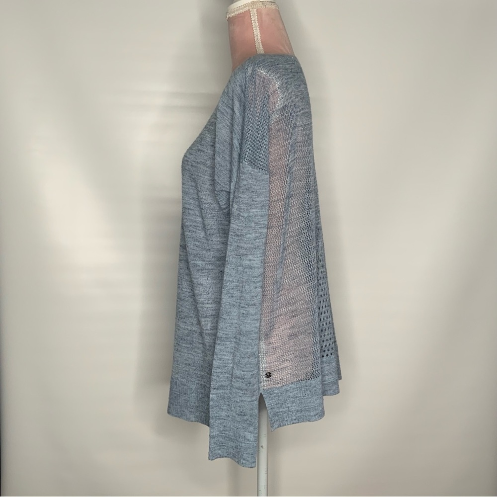 LULULEMON Well Being Crew Knit linen blend top sweater. - Picture 3 of 9
